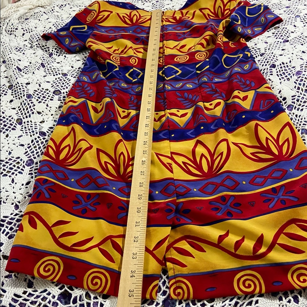 Sag Harbor Petite bright colored dress - Picture 11 of 11